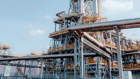 Large steam boiler for mining